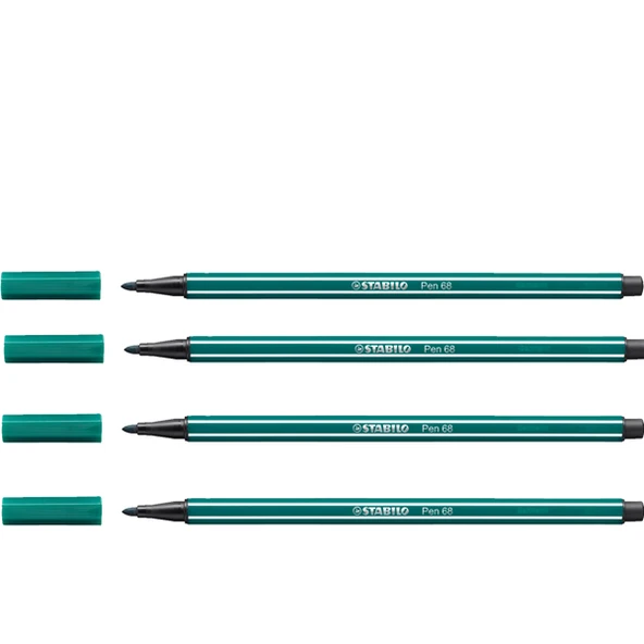 Stabilo Keçe Uçlu Boya Kalemi 1 MM Turkuaz Yeşili 68/53 ürün görseli 1
