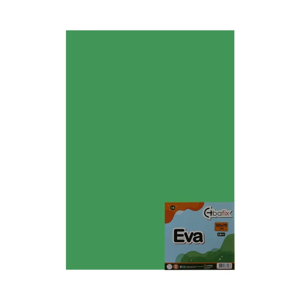Bafix Eva Düz Renk 2.0 MM 50x70 Yeşil ürün görseli 1