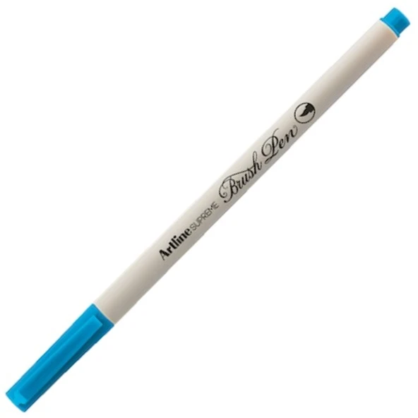 Artline Supreme Brush Uçlu Kalem Gök Mavisi (12 li paket)LV-A-EPFS-F S.BLUE ürün görseli 1