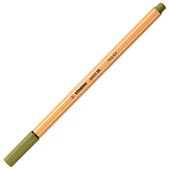 Stabilo Keçe Uçlu İnce Kalem 88 Point 0.4 MM Yosun Yeşili 88/35 ürün görseli 1