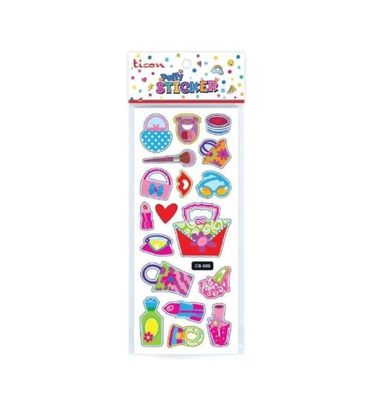 Ticon Puffy Sticker Makyaj Seti Tps-009/09 ürün görseli 1