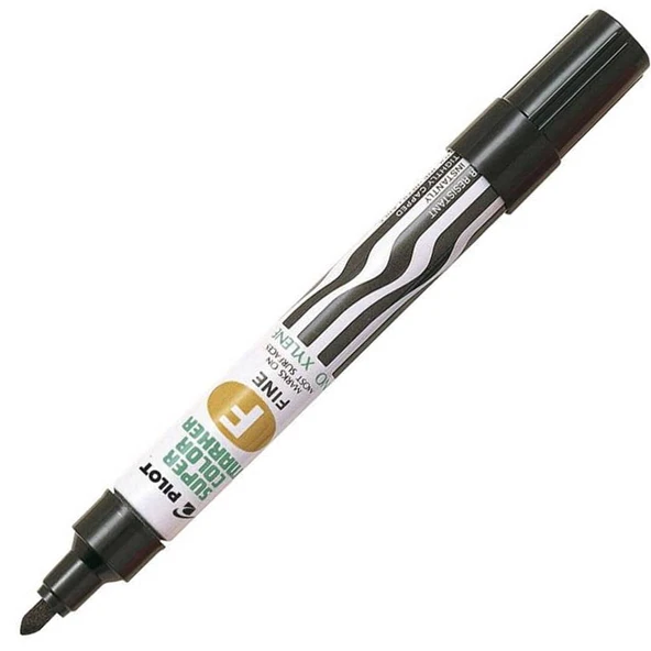 Pilot Permanent Marker Yuvarlak Siyah ürün görseli 1