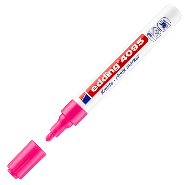 Edding Cam Kalemi Fosforlu Pembe 4095-10-PKT ürün görseli 1