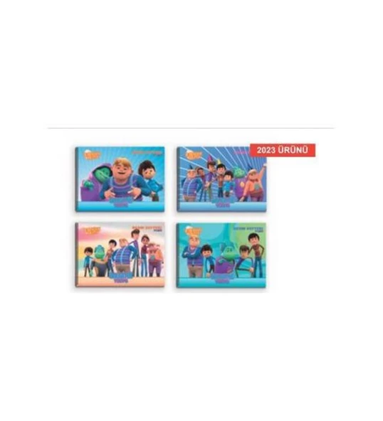 Gıpta Spiralli Resim Defteri Rafadan Tayfa 25x35 15 YP 6359-12-PKT ürün görseli 1