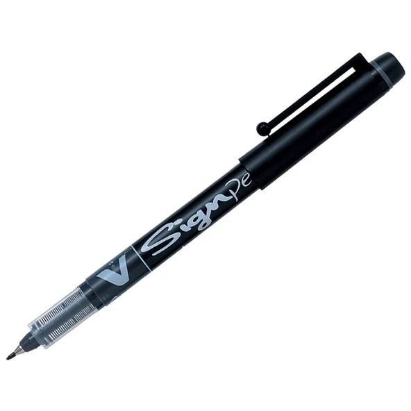 Pilot Roller Kalem Signo Pen İmza Kalemi Siyah SW-VSP-B-12-PKT ürün görseli 1