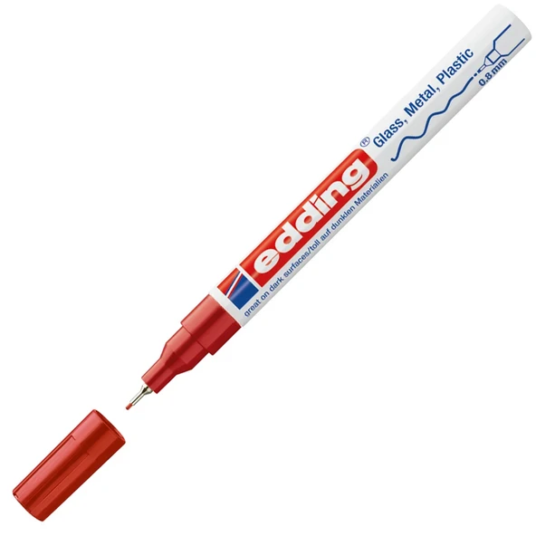 Edding Dekor Boya Kırmızı 780 CR-10-PKT ürün görseli 1