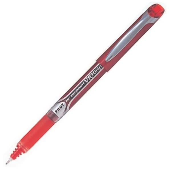 Pilot Roller Kalem V10 Grip 1.0 MM Kırmızı BXGPN-V10-R-12-PKT ürün görseli 1
