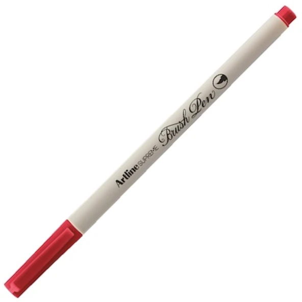 Artline Supreme Brush Uçlu Kalem Kırmızı EPFS-F-12-PKT ürün görseli 1