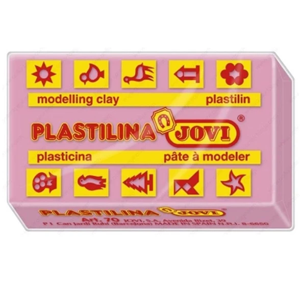 Jovi Oyun Hamuru Plaka 30 LU 50 GR Pembe 70/07-30-PKT ürün görseli 1