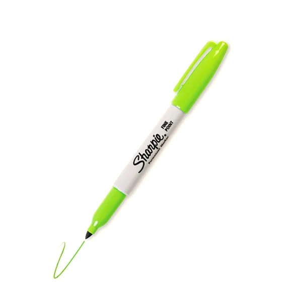 Sharpie Markör Permanent Fine Limon Yeşil 1740641 ürün görseli 1