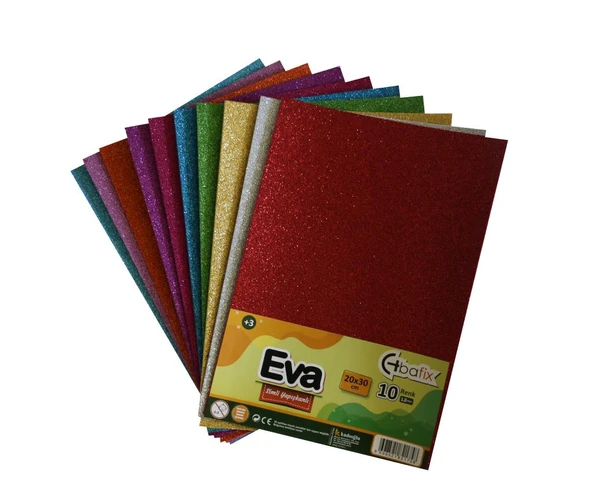 Bafix Eva Simli Yapışkanlı 20x30 10 Renk-10-PKT ürün görseli 1