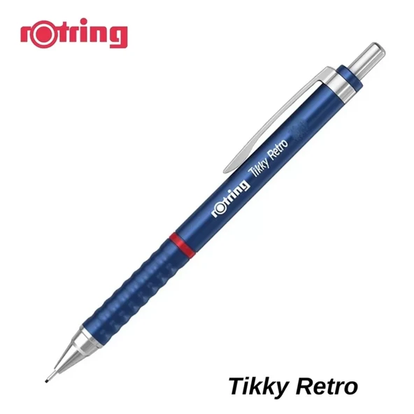 Rotring Versatil Kalem Tıkky Retro Metalik Mavi 0.5 MM 2202566-12-PKT ürün görseli 1
