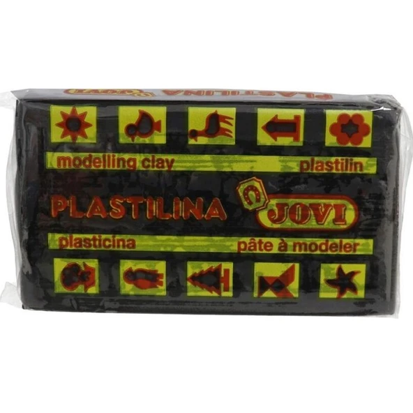 Jovi Oyun Hamuru Plaka 30 LU 50 GR Siyah 70/15-30-PKT ürün görseli 1