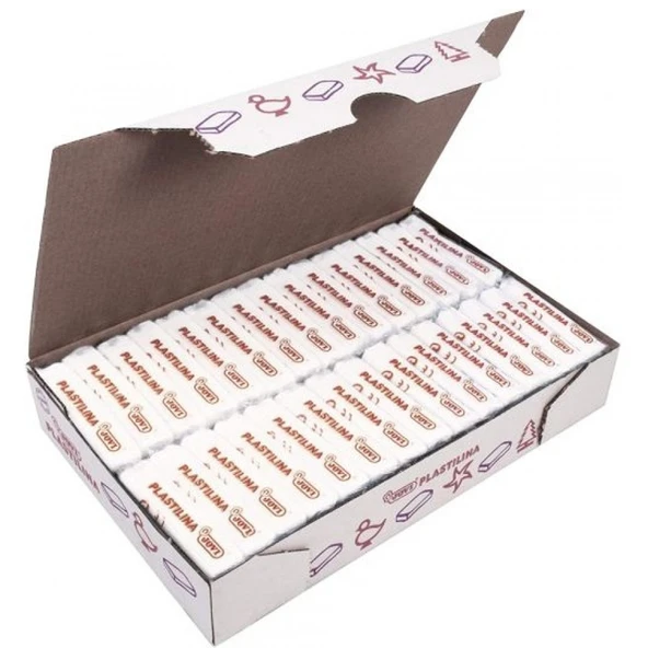 Jovi Oyun Hamuru Plaka 30 LU 50 GR Beyaz 70/01-30-PKT ürün görseli 1