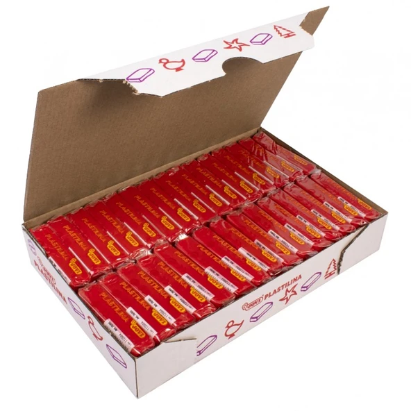 Jovi Oyun Hamuru Plaka 30 LU 50 GR Kırmızı 70/05-30-PKT ürün görseli 1