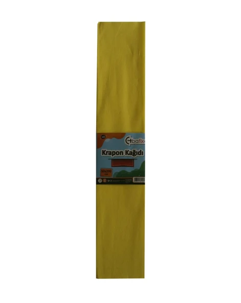 Bafix Krapon Kağıdı 10 LU 50x200 CM Sarı-10-PKT ürün görseli 1