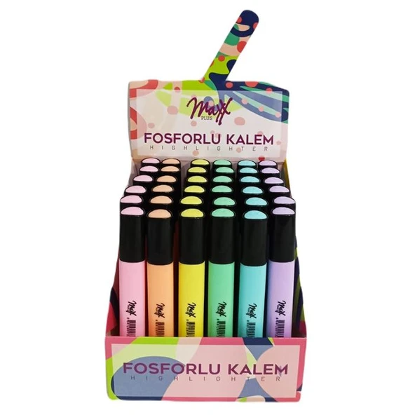 Maxx Fosforlu Kalem Pastel MX-2620 ürün görseli 1