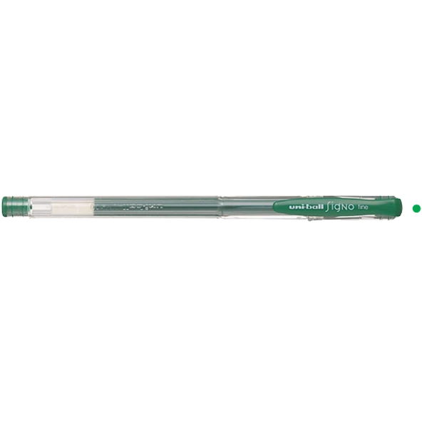 Uni-Ball Roller Kalem Signo Fine Jel Bilye Uç 0.7 MM Yeşil UM-100 ürün görseli 1
