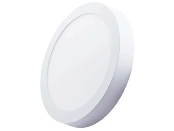 CATA CT-5271 25W Panel LED Armatür Beyaz Yuvarlak Sıva Üstü metal kasa Beyaz Işık 6400k ürün görseli 1