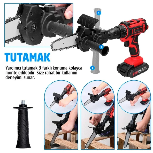 Rox Wood 6'' Dal Budama Testere Aparatı - Resim 11