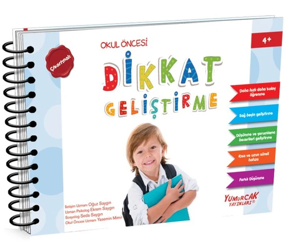 Dikkat Geliştirme 4 Yaş Kitabı ürün görseli 1