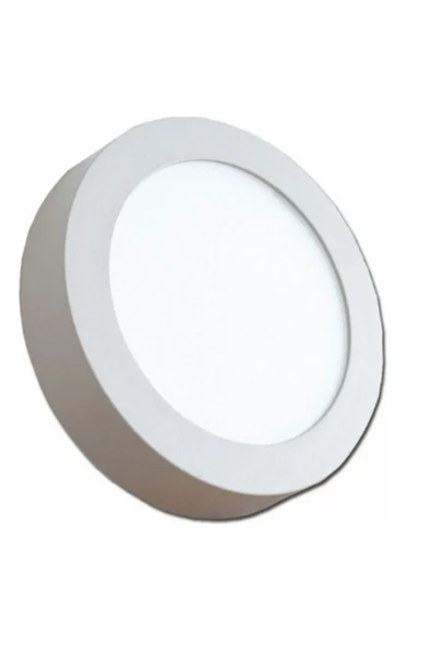 CATA CT-5273 30W Panel LED Armatür Beyaz Yuvarlak Sıva Üstü Metal Kasa Beyaz Işık 6400k ürün görseli 1
