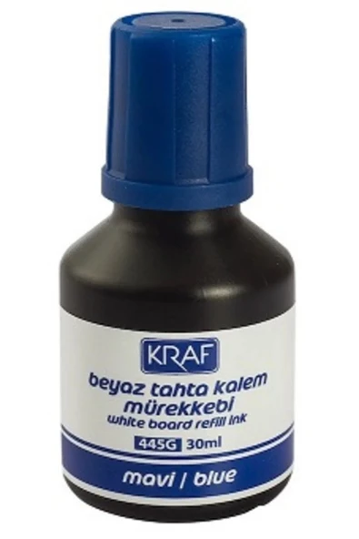 Kraf Beyaz Tahta Kalem Mürekkebi Mavi  30Ml (445G) ürün görseli 1