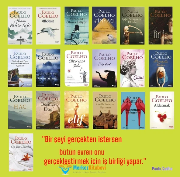 Paulo Coelho Simyacı Seti (19 Kitap) ürün görseli 1