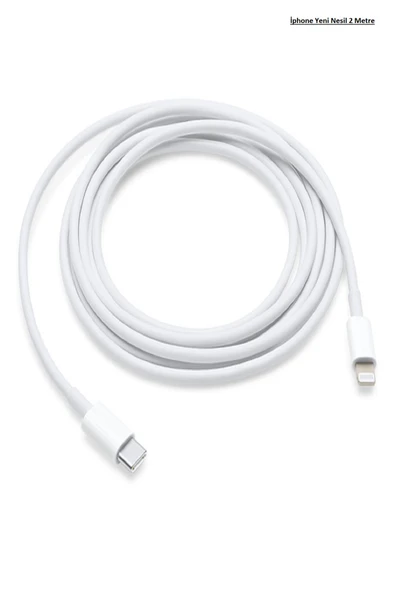 iPhone 11-12 Pro  type-c - Lightning Şarj Ve Data Kablosu 2 Metre ürün görseli 1
