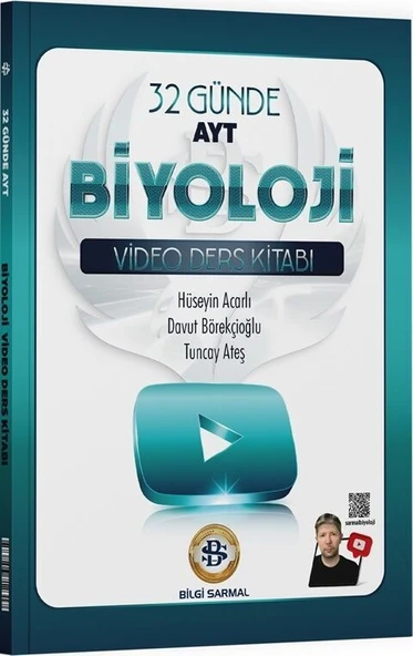 AYT Biyoloji 32 Günde Video Ders Kitabı Bilgi Sarmal ürün görseli 1