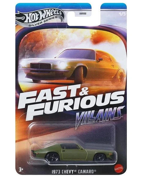 Hot Wheels Silver Series Fast ve Furious Villains 1973 Chevy Camaro JBY37 ürün görseli 1