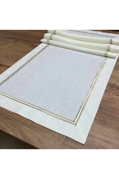 OYA home Gold Çift Dikişli Ranır -45*15 0 Cm ürün görseli 1