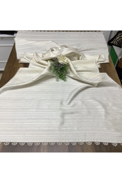 OYA home Iğne Oyalı Ipek Ranır -70*190 Cm ürün görseli 1