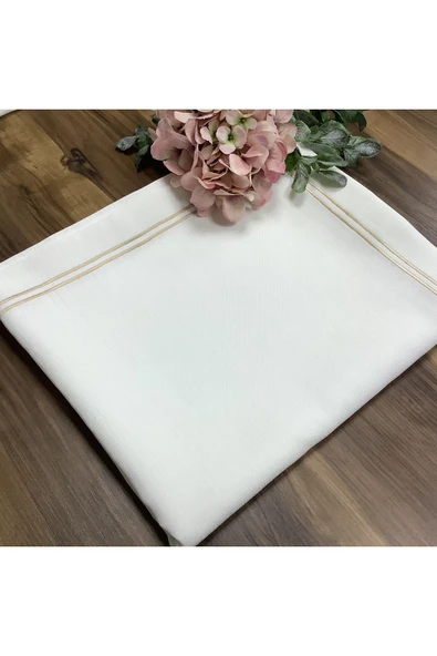 OYA home Çift Piko Detaylı Masa Örtüsü-160*260 cm ürün görseli 1