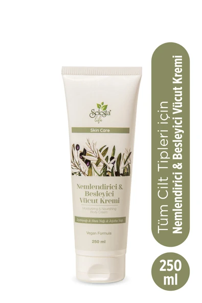SELESTA LİFE Zeytinyağı, shea yağı, Zeytinyağı Özlü Nemlendirici & Besleyici Vücut Kremi Vücut Kremi 250 ml ürün görseli 1