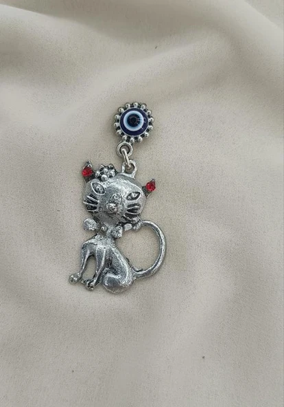 Magnet Kedi Metal Buzdolabı Süsü Mıknatıslı Magnet ürün görseli 1