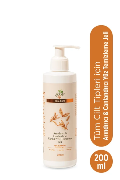 SELESTA LİFE Çay Ağacı Yağı ve Aloe vera Arındırıcı ve Canlandırıcı Günlük Yüz Temizleme Jeli 200 ml ürün görseli 1