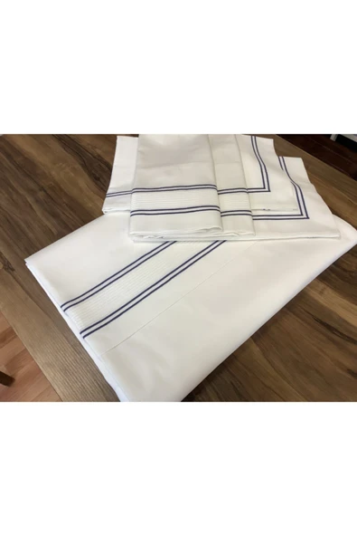 OYA home Lacivert Piko Dikiş Detaylı Nevresim Takımı / Nt -1560 ürün görseli 1