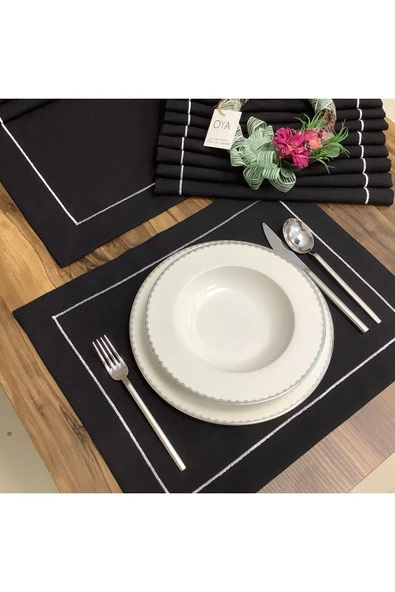 OYA home Gümüş Pikolu Amerikan Servis ( 8 ) & Ranır (1) Set - 9 parça ürün görseli 1