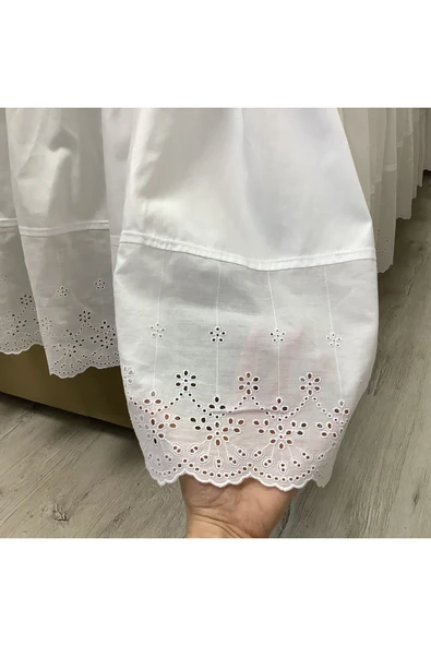 OYA home Fistolu Pamuk Saten Çarşaf ürün görseli 1