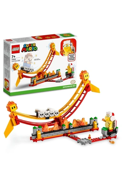 LEGO ® Super Mario™ Lav Dalgası Ek Macera Seti 71416 - Çocuklar için Oyuncak Yapım Seti (218 Parça) ürün görseli 1