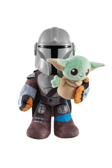 Star Wars Clan Of Two: Mandalorian & Grogu Feature Plush ürün görseli 1