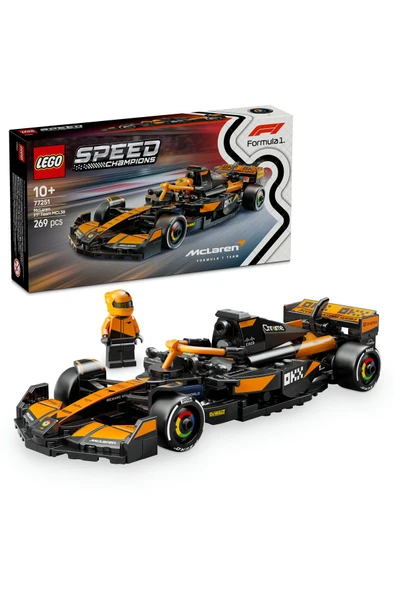 LEGO ® Speed Champions McLaren F1® Team MCL38 Yarış Arabası 77251 - 10+ Oyuncak Yapım Seti (269 Pr) ürün görseli 1