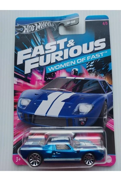 HOT WHEELS Fast and Furious Women Of Fast Ford GT40 4/5 Model Araba ürün görseli 1