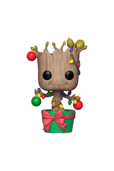 Funko Pop Marvel Holiday Groot W/ Lights & Ornaments ürün görseli 1