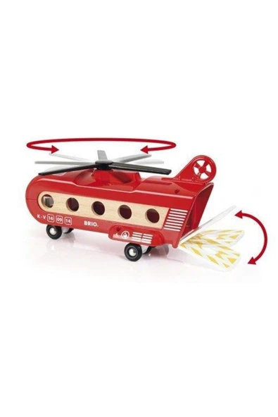 BRIO Kargo Nakliye Helikopteri 33886 - Resim 4