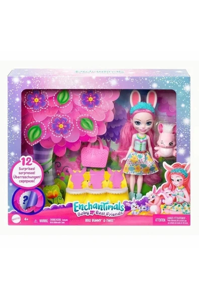 mattel Enchantimals Bestie Reveal Yakın Arkadaş Bebekler Hlk83-hlk85 ürün görseli 1