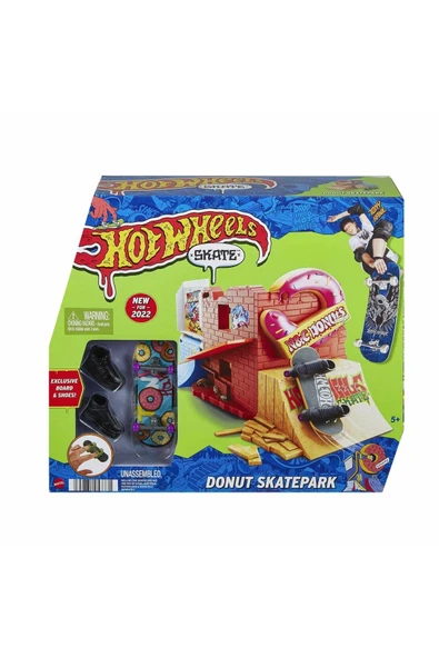 HOT WHEELS Hgt91 Skate Parmak Kaykay Macerasına Başlangıç Setleri ürün görseli 1