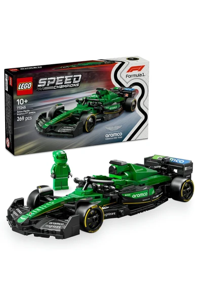 LEGO ® Speed Champions Aston Martin Aramco F1® AMR24 Yarış Arabası 77245 - 10+ Oyuncak Seti (269 Pr) ürün görseli 1