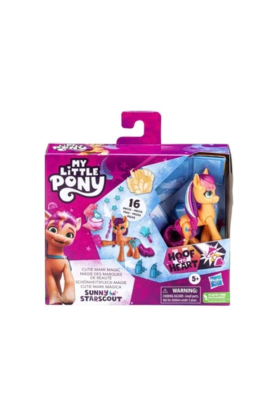 Hasbro My Little Pony Yeni Bir Nesil Sevimli Işaret Sihri Figürler Sunny Starscout ürün görseli 1